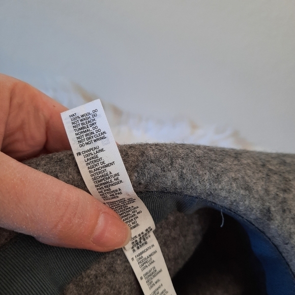 ALDO Gray Wool Floppy Hat - Picture 5 of 5